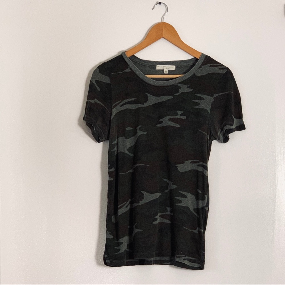 Truly Madly Deeply Green Camo T-shirt